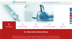 Desktop Screenshot of dralvincardona.com